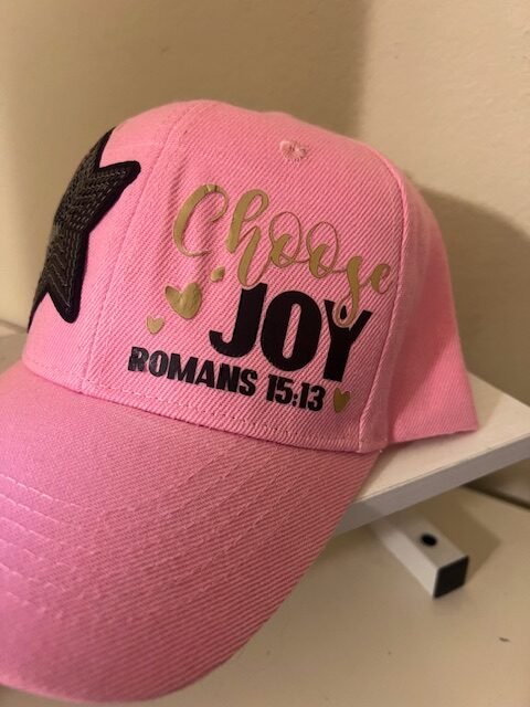 Pink choose Joy Hat - Image 3